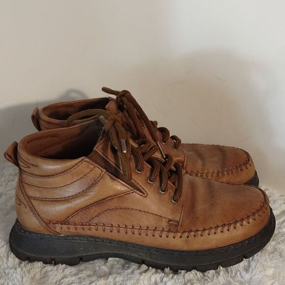 Dr Scholls "Mily" Leather Laceup Booties - Picture 1 of 8